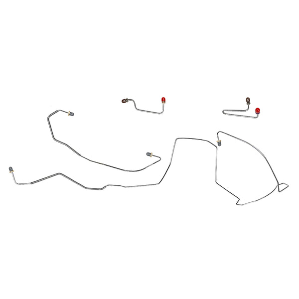 2000-05 Chevrolet Impala, Four-Wheel Disc w/ ABS, Front Brake Line Kit, 4pc, Stainless