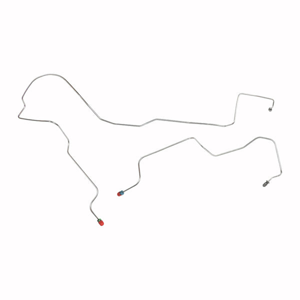 1995-1996 Chevrolet Caprice Impala Right & Left Front Brake Line Kit 2pc Stainless