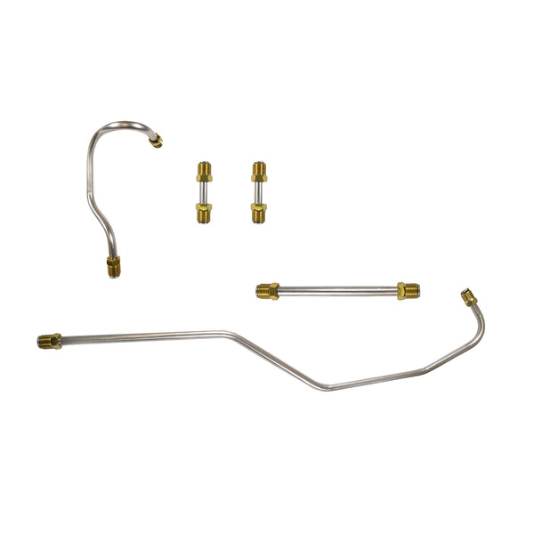 1958 Chevrolet Impala Pump to Carb Line Tri Power, 5pc, Stainless (SU-2)