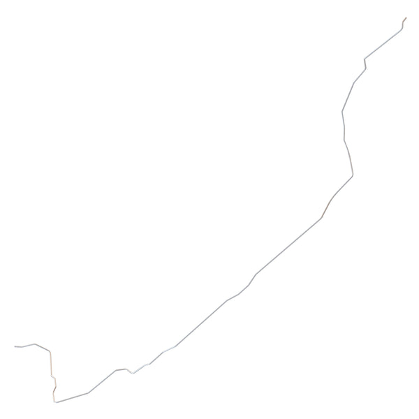 1971-76 Chevrolet Impala/SS Hardtop 3/8" Main Fuel Line 1pc, Stainless