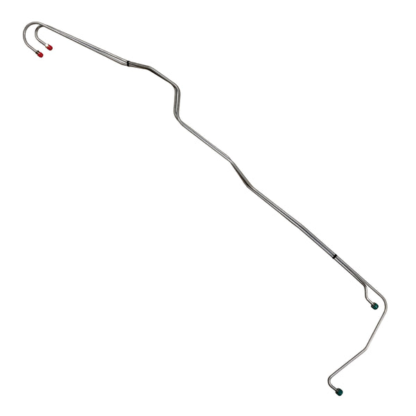 1962-64 Chevrolet Impala V8 Powerglide w/Cast Iron Case 5/16" Trans Cooler Lines 2pc, Stainless