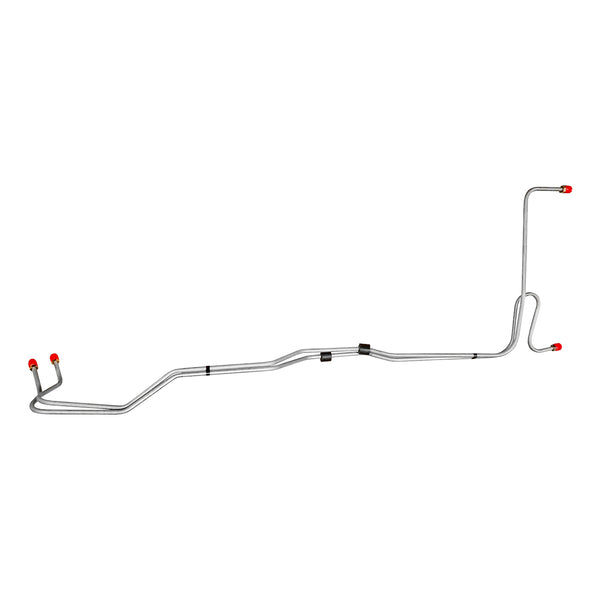 1967-68 Chevrolet Impala/SS V8 2SPD Powerglide (12" Spacing and Expansion Loop) 5/16" Trans Cooler Lines 2pc, Stainless