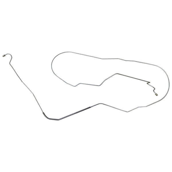 1964-65 GM A-Body Convertible 3/16" F to R Brake Line 1pc, Stainless