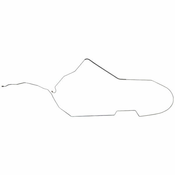 1965 GM A-Body Hardtop 3/16" F to R Brake Line 1pc, Stainless