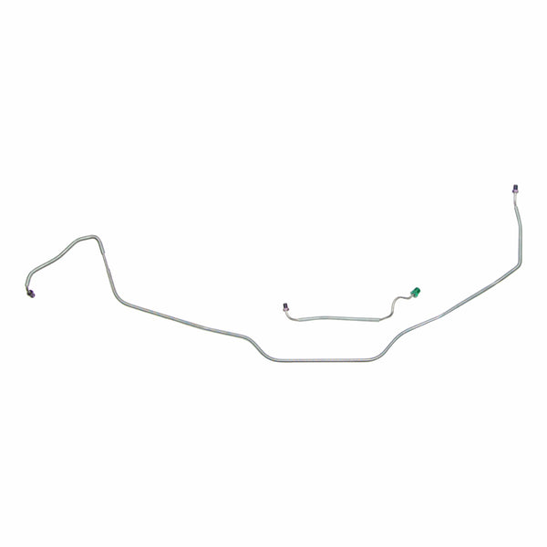 1970 Chevrolet A-Body Drum Or Disc, 1971-72 Drum (Only) 3/16" Right & left Front Brake Lines 2pc, Stainless