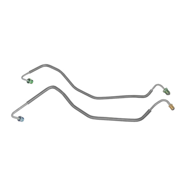 1973-77 GM A-Body Manual Disc/Drum 3/16", 1/4" M/C Brake Lines 2pc, Stainless