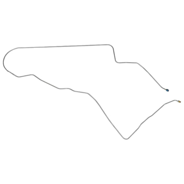 1973-77 GM A-Body 1/4" F to R Brake Line 1pc, Stainless