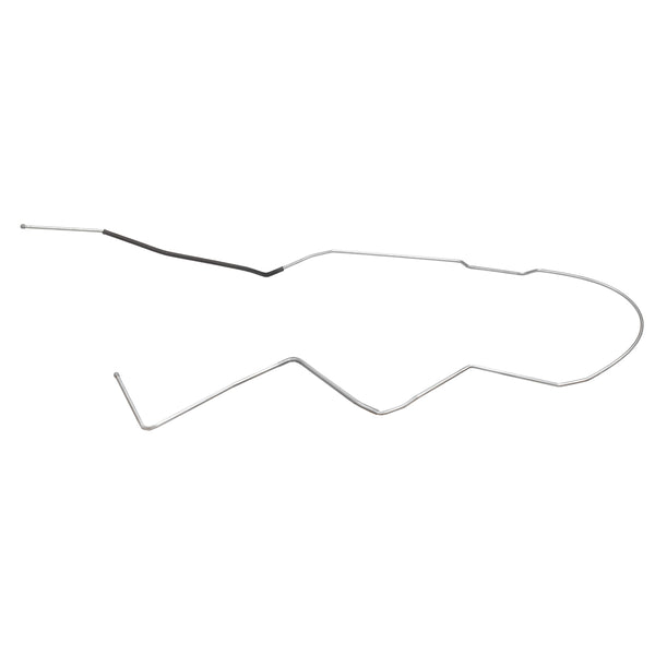 1964-67 Chevelle Malibu Hardtop (Non-SS) 3/8" Main Fuel Line (Square Bend at Rear) 1pc, Stainless