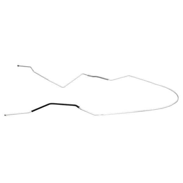 1964-67 Chevrolet Chevelle/Malibu Convertible (Non-SS) 3/8" Main Fuel Line (Square Bend at Rear) 1pc, Stainless