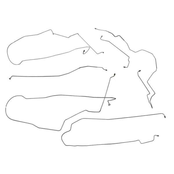 1995-01 Chevrolet Lumina Four-Wheel Disc w/ABS Complete Brake Line Kit 6pc, Stainless