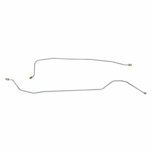 1962-65 Chevrolet Chevy II Nova Rear Axle Brake Lines, 2pc Stainless
