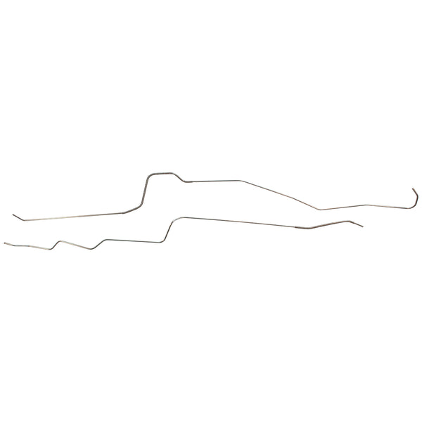 1970 Chevrolet Nova/SS 1/4" Fuel Return Lines 2pc, Stainless