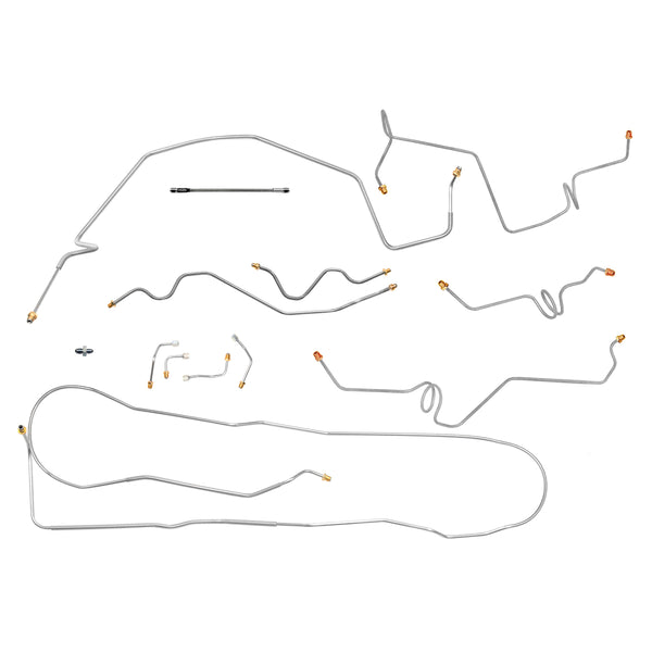 2000-05 Chevrolet/GMC S10 Blazer/Jimmy 2WD w/Four-Wheel Disc Complete Brake Line Kit 11pc, Stainless