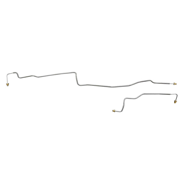 1999-07 Chevrolet/GMC 1500HD/2500 Non-HD 2/4WD Rear Disc w/Tee on Axle 3/16" Rear Axle Lines 2pc, Stainless