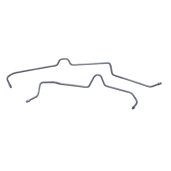 2000-07 Chevrolet Tahoe/Suburban 2000-06 GMC Yukon/Yukon XL Cadillac Escalade/ESV/EXT 1/2 Ton (1500) 2/4WD Rear Disc w/o TC 3/16" Rear Axle Brake Lines 2pc, Stainless