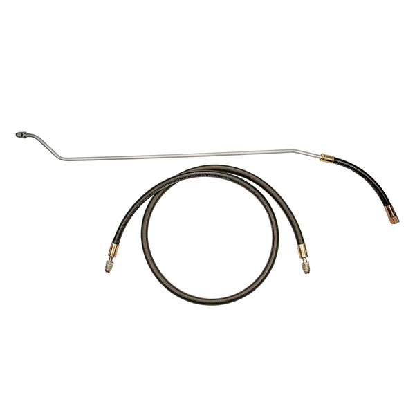 1988 Chevrolet GMC Truck 2wd Main Fuel Line 3/8", 2pc, V8, 1/2-3/4 ton, Shortbed, F.I. w/Rubber Hose, Stainless