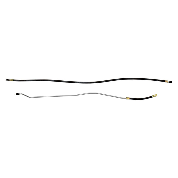 1988 Chevrolet GMC Truck 2wd Main Fuel Line 3/8", 2pc, V8, 1/2-3/4 ton, Longbed, F.I. w/Rubber Hose, Stainless