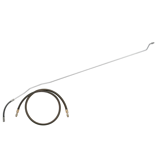 1988 Chevrolet GMC Truck 2wd Main Fuel Line 3/8", 2pc, 1/2-3/4 ton, Ext Cab, Longbed, F.I. w/Rubber Hose, Stainless