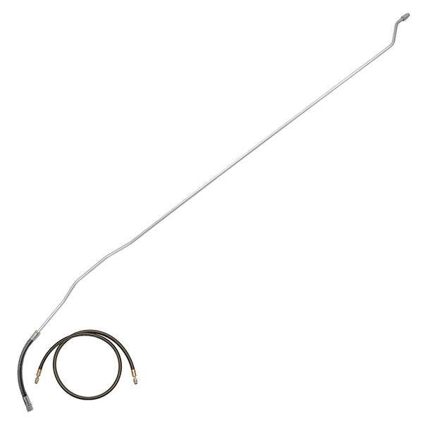 1989 Chevrolet/GMC Truck 2wd Main Fuel Line 3/8", 2pc, V8, 1/2-3/4 ton, Ext Cab, Longbed, F.I. w/Rubber Hose, Stainless