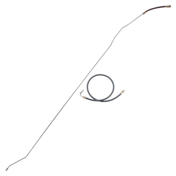 1989 Chevrolet/GMC Truck 2wd Fuel Return Line 5/16", 2pc, V8, 1/2-3/4 ton, Ext Cab, Longbed, F.I. w/Rubber Hose, Stainless