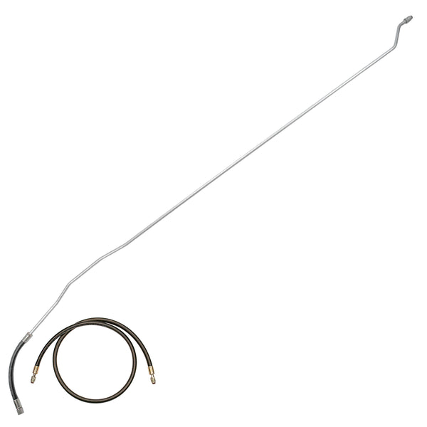 1989 Chevrolet/GMC Truck 4wd Main Fuel Line 3/8", 2pc, V8, 1/2-3/4 ton, Ext Cab Longbed, F.I. w/Rubber Hose, Stainless