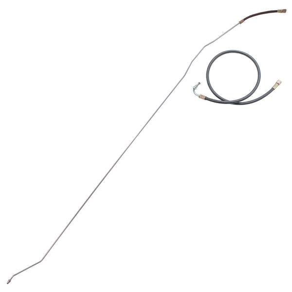 1989 Chevrolet/GMC Truck 4wd Fuel Return Line 5/16", 2pc, V8, 1/2-3/4 ton, Ext Cab Longbed, F.I. w/Rubber Hose, 350 cid Only, Stainless