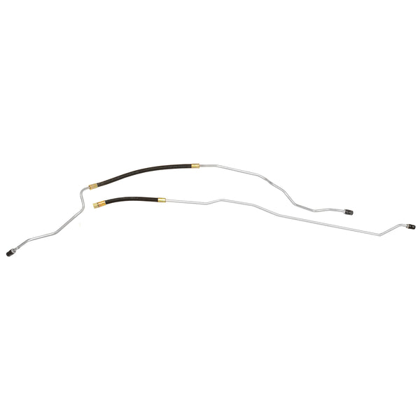 1990-94 Chevrolet GMC Truck 2WD 1500 2500 Small Block V8 FI (w/Rubber Hose) Std. Cab Longbed 3/8" Main Fuel Lines 2pc, Stainless