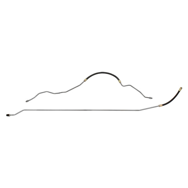 1990-94 Chevrolet GMC Truck 2WD 1500 2500 Small Block V8 FI (w/Rubber Hose) Ext. Cab Short Bed 3/8" Main Fuel Lines 2pc, Stainless