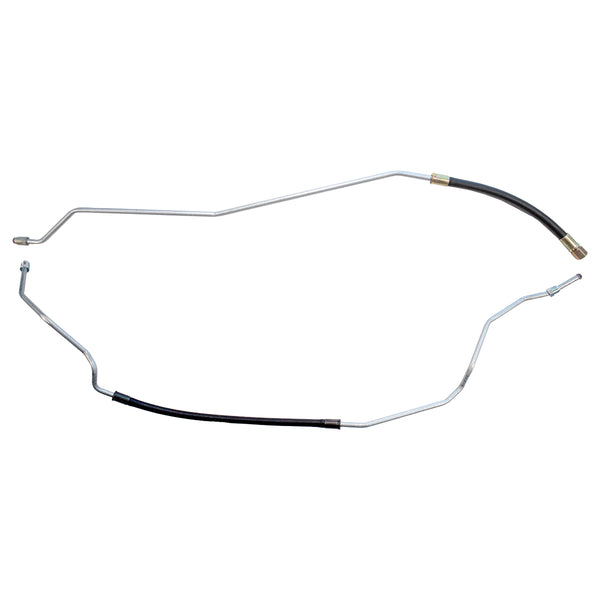 1990-94 Chevrolet GMC Truck 4WD 1/2, 3/4-Ton V6 FI (w/Rubber Hose) Std. Cab Shortbed 3/8" Main Fuel Lines 2pc, Stainless