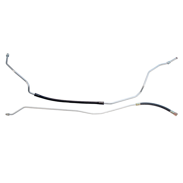 1990-94 Chevrolet/GMC Truck 4WD 1/2, 3/4-Ton V6 FI (w/Rubber Hose) Std. Cab Longbed 3/8" Main Fuel Lines 2pc, Stainless