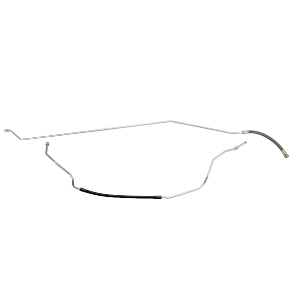 1990-94 Chevrolet/GMC Truck 4WD 1/2, 3/4-Ton V6 FI (w/Rubber Hose) Ext. Cab Shortbed 3/8" Main Fuel Lines 2pc, Stainless