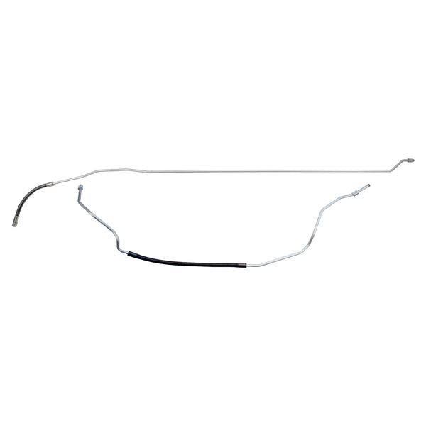 1990-94 Chevrolet/GMC Truck 4WD 1/2, 3/4-Ton V6 FI (w/Rubber Hose) Ext. Cab Longbed 3/8" Main Fuel Lines 2pc, Stainless