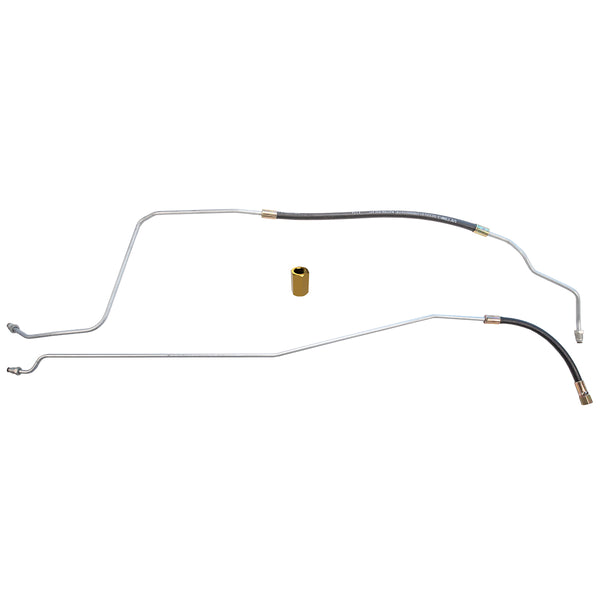 1990-94 Chevrolet GMC Truck 4WD 1/2, 3/4-Ton V6 FI (w/Rubber Hose) Std. Cab Shortbed 5/16" Fuel Return Lines 2pc, Stainless