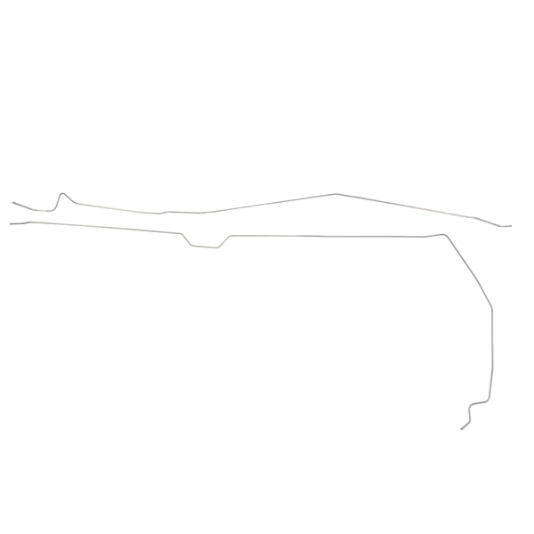 1990-91 Chevrolet/GMC Blazer/Jimmy 4WD V8 FI 1/2-Ton 1/4" Fuel Vapor Lines 2pc, Stainless