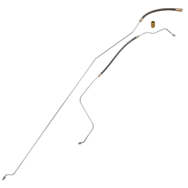 1990-94 Chevrolet GMC Truck 4WD 1/2, 3/4-Ton V6 FI (w/Rubber Hose) Ext. Cab Shortbed 5/16" Fuel Return Lines 2pc, Stainless
