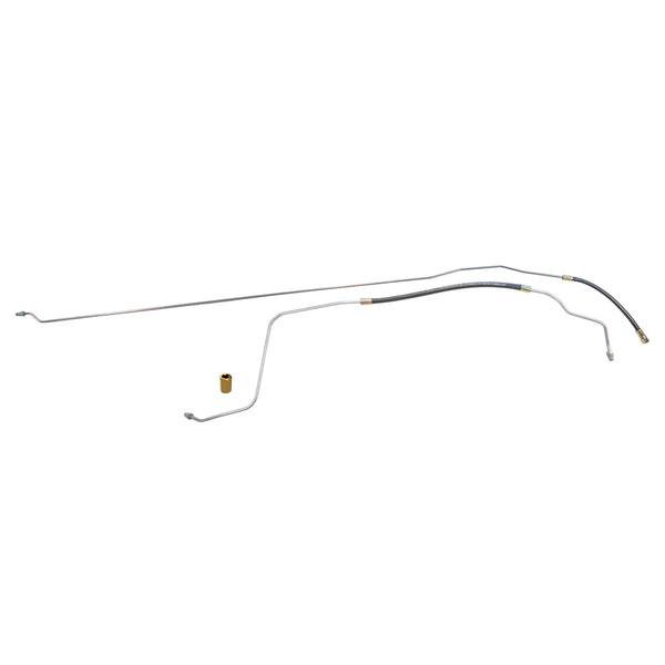 1990-94 Chevrolet GMC Truck 4WD 1/2, 3/4-Ton V6 FI (w/Rubber Hose) Ext. Cab Longbed 5/16" Fuel Return Lines 2pc, Stainless