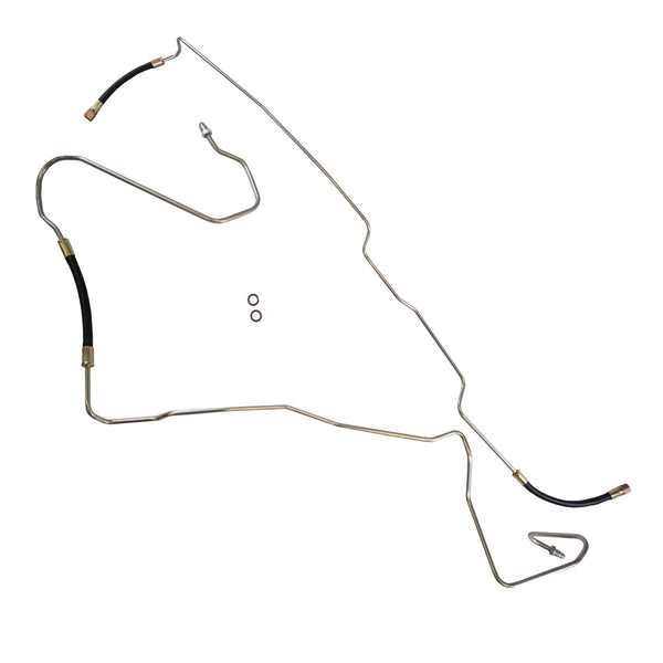 1989-93 Chevrolet/GMC S10/S15 2WD 4.3L V6 FI Std. Cab Longbed 5/16" Fuel Return Lines 2pc, Stainless