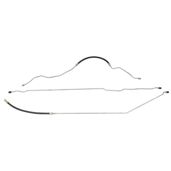 1992-95 Chevrolet GMC Suburban 4WD 1/2-Ton 5.7L FI (Non-Vortec) 3/8" Main Fuel Lines 3pc, Stainless
