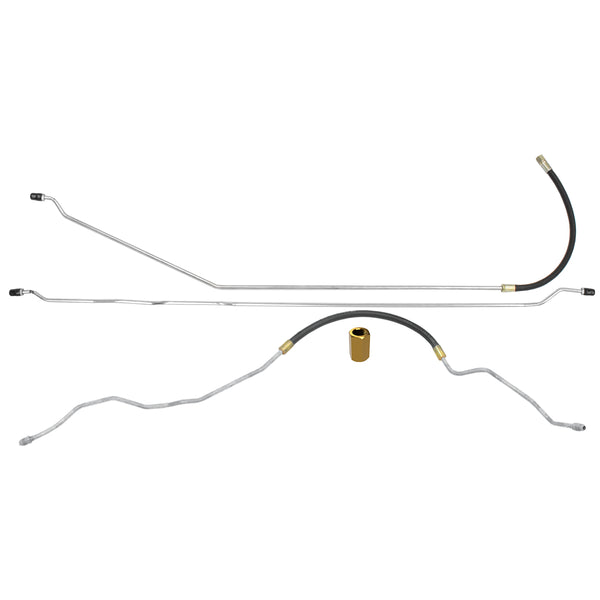 1992-95 Chevrolet/GMC Suburban 2WD 5.7L FI (Non-Vortec) 3/8" Main Fuel Lines 3pc, Stainless