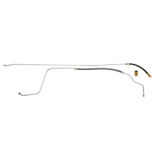 1995-96 Chevrolet GMC Truck 2WD 1/2-Ton V6 (Non-Vortec) FI Std. Cab Longbed 5/16" Fuel Return Lines 2pc, Stainless