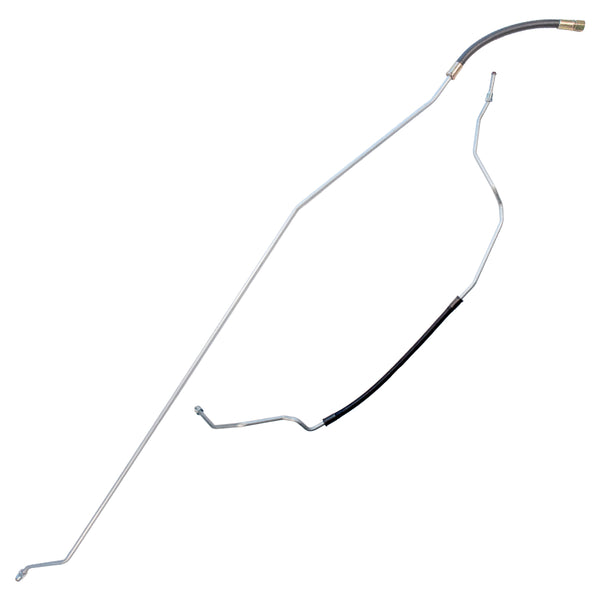 1995-96 Chevrolet/GMC Truck 4WD 1/2-Ton V6 (Non-Vortec) FI Ext. Cab Shortbed 3/8" Main Fuel Lines 2pc, Stainless