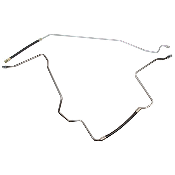 1994-96 Chevrolet/GMC S10/Sonoma 2WD 2.2L 4CYL FI Std. Cab Shortbed 3/8" Main Fuel Lines 2pc, Stainless