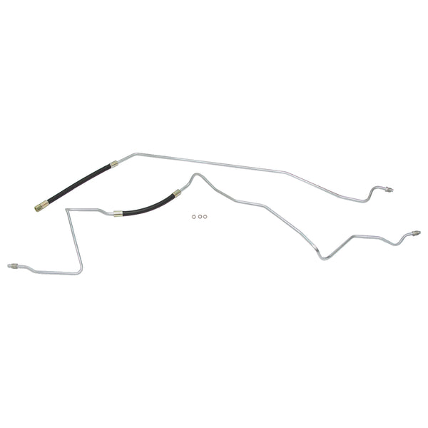 1994-96 Chevrolet/GMC S10/Sonoma 2WD 4.3L 6CYL FI Std. Cab Shortbed 3/8" Main Fuel Lines 2pc, Stainless