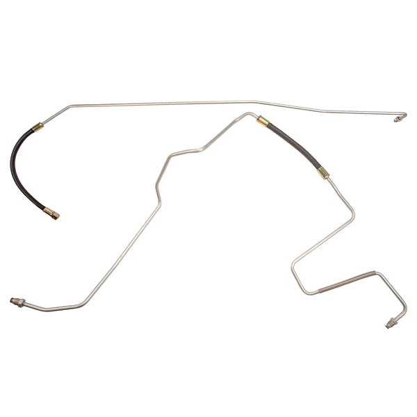 1994-96 Chevrolet/GMC S10/Sonoma 2WD 2.2L 4CYL FI Std. Cab Shortbed 5/16" Fuel Return Lines 2pc, Stainless
