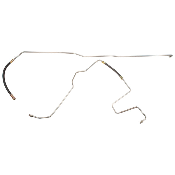 1994-96 Chevrolet GMC S10 Sonoma 4WD 2.2L 4CYL Ext Cab Short Bed 5/16" Fuel Return Line 2pc, Stainless
