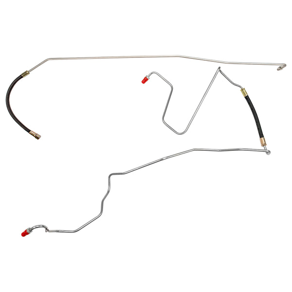 1994-96 Chevrolet GMC S10 Sonoma 4WD 4.3L 6CYL FI Std. Cab Shortbed 5/16" Fuel Return Lines 2pc, Stainless