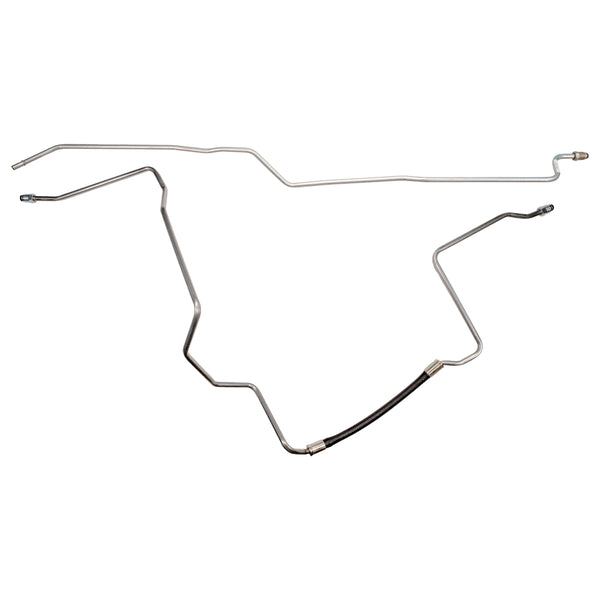 1997-98 Chevrolet/GMC S10/Sonoma 2WD 2.2L 4CYL FI Ext. Cab Shortbed 3/8" Main Fuel Lines 2pc, Stainless