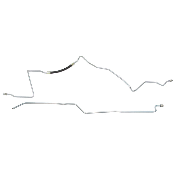 1997-98 Chevrolet/GMC S10/Sonoma 4WD 4.3L V6 FI Ext. Cab Shortbed 3/8" Main Fuel Lines 2pc, Stainless