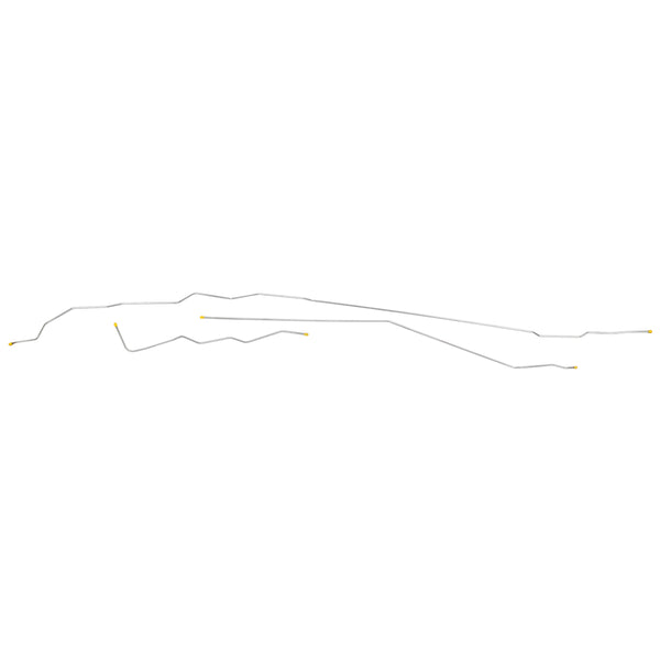 1998-99 Chevrolet GMC Suburban 2WD 5.7L (Vortec) 1/4" Charcoal Canister Lines 3pc, Stainless