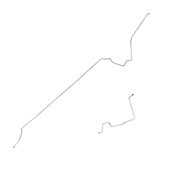 1963-64 Chevrolet Corvair 500 700 900 Monza 5/16" Main Fuel Lines 2pc, Stainless